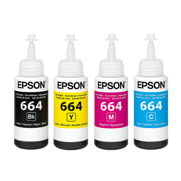 Bộ mực in nước 4 màu Ink Dye T664 - 100 ml